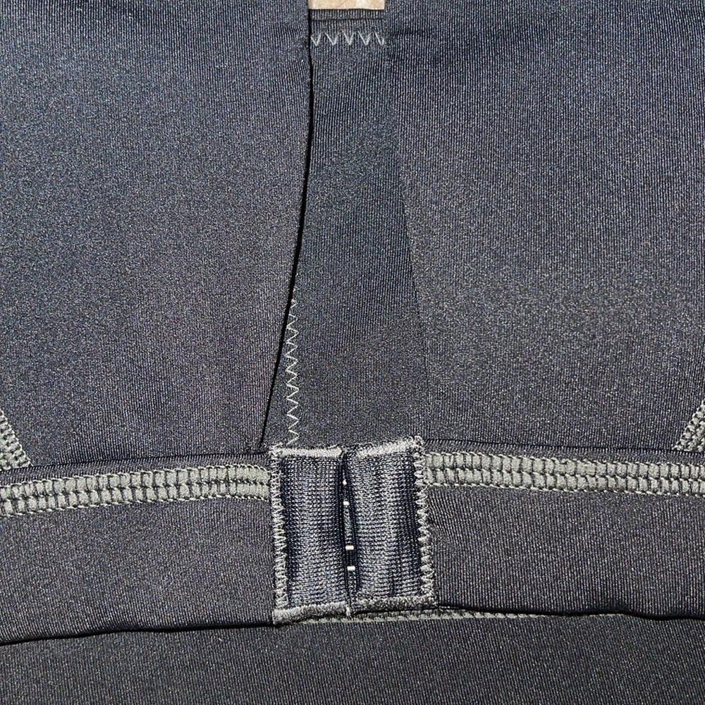 Offline by Aerie Black Gray Sports Bra Women - Picture 3 of 6